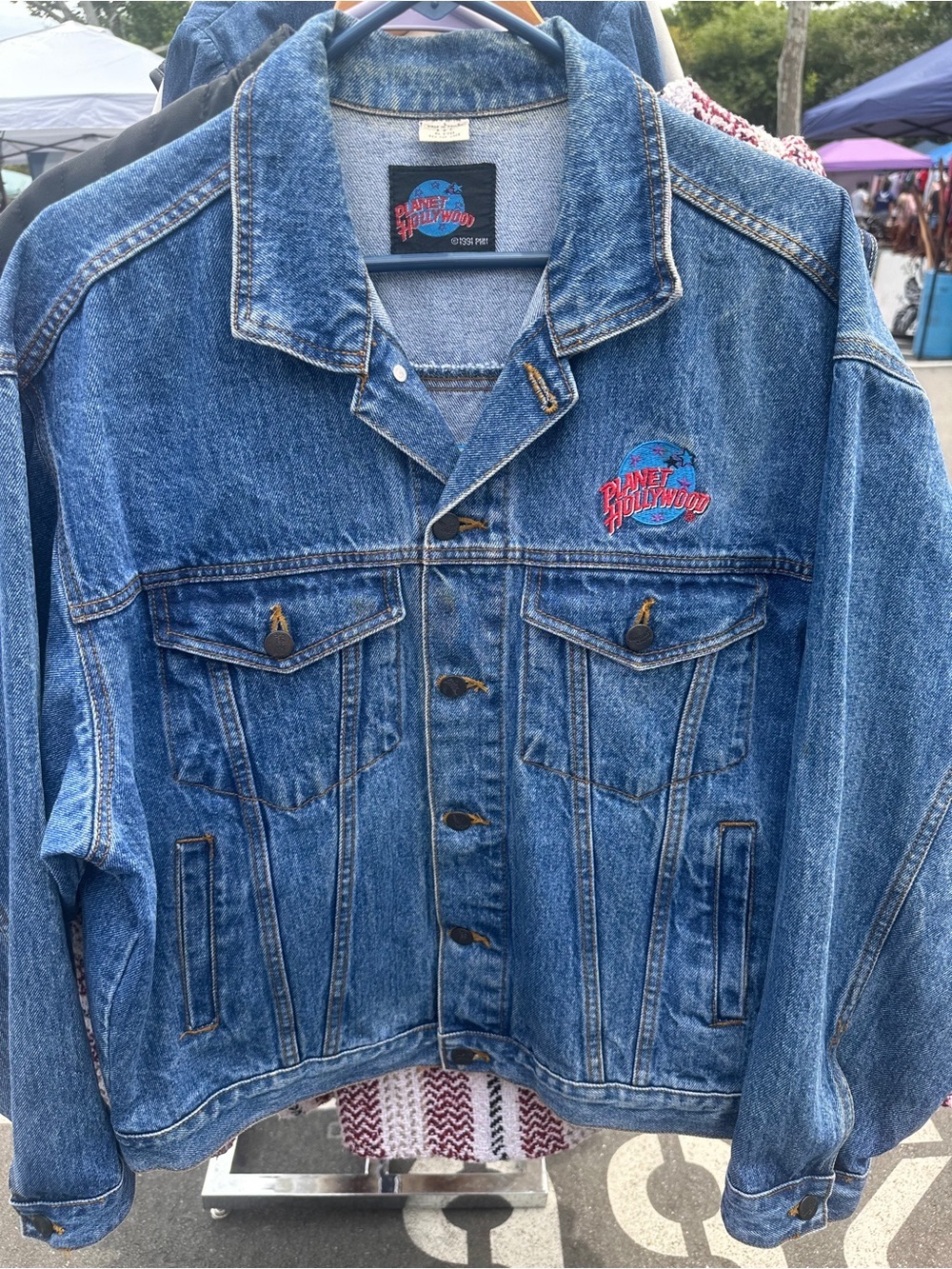 Planet Hollywood Beverly Hills Women's Blue Denim Jacket